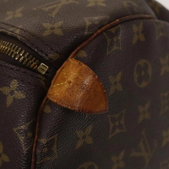 LOUIS VUITTON Monogram Keepall 55 Boston Bag M41424 LV Auth 131773 - Picture 11 of 16